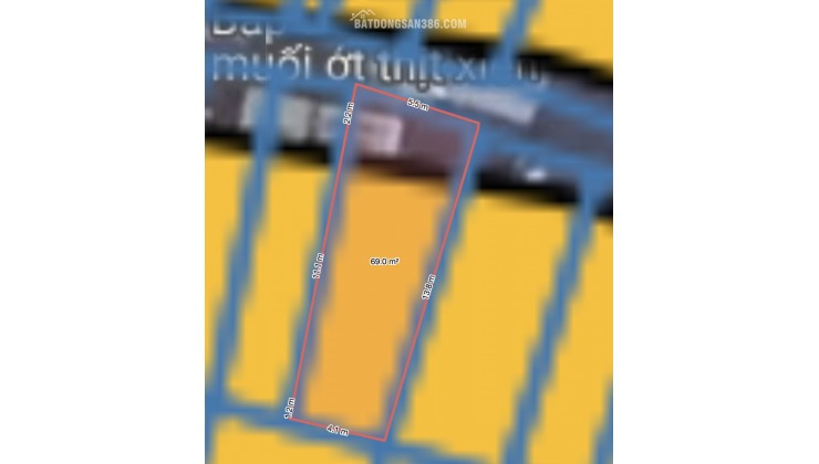 Bán Nhà Chính Chủ 69m² – Sát Ga Cát Linh, cách Phố Hào Nam 20m